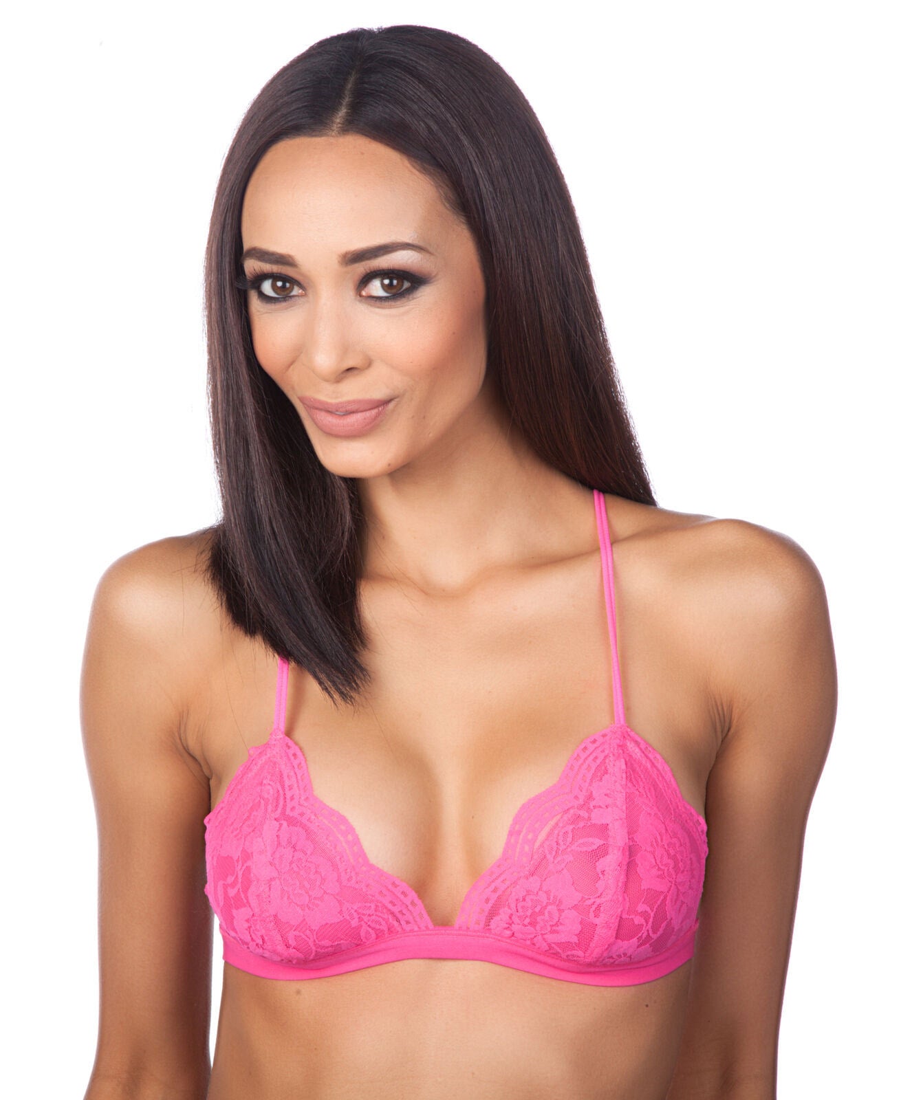 2er-Pack weiche Stretch-Spitzen-Bralettes