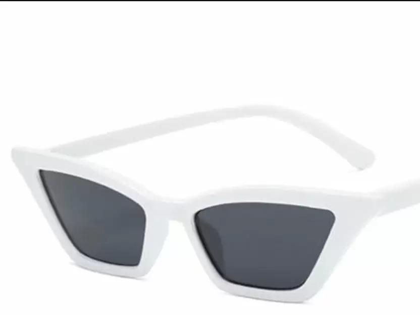 UV-Schutz Cat-Eye-Sonnenbrille (52) (Für Damen, Schwarz)