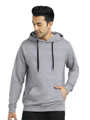 Cotton Solid Full Sleeves Mens Hoodie