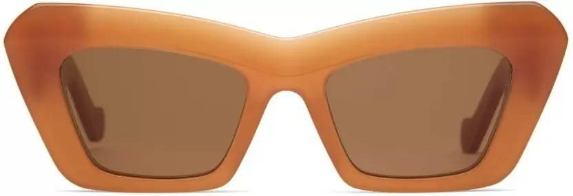 UV Protection Cat-eye Sunglasses (58) (For Women, Orange)