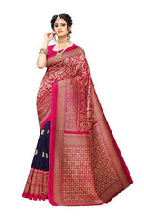 Attractive Printed Art Silk Sarees