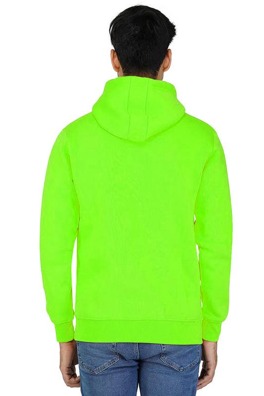 Cotton Solid Full Sleeves Mens Hoodie