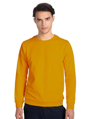 Cotton Solid Full Sleeves Regular Fit Mens Sweatshirt