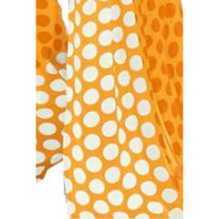 Generic Womens Geogrette Saree with Blouse Digital Printed Saree (Yellow, 6.25 Mtr)