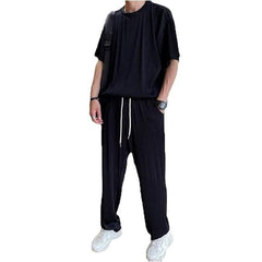 Mens Stretchabale Solid Tracksuit