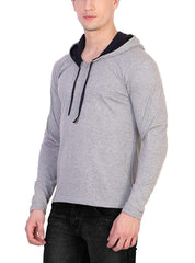 Cotton Solid Hoodie