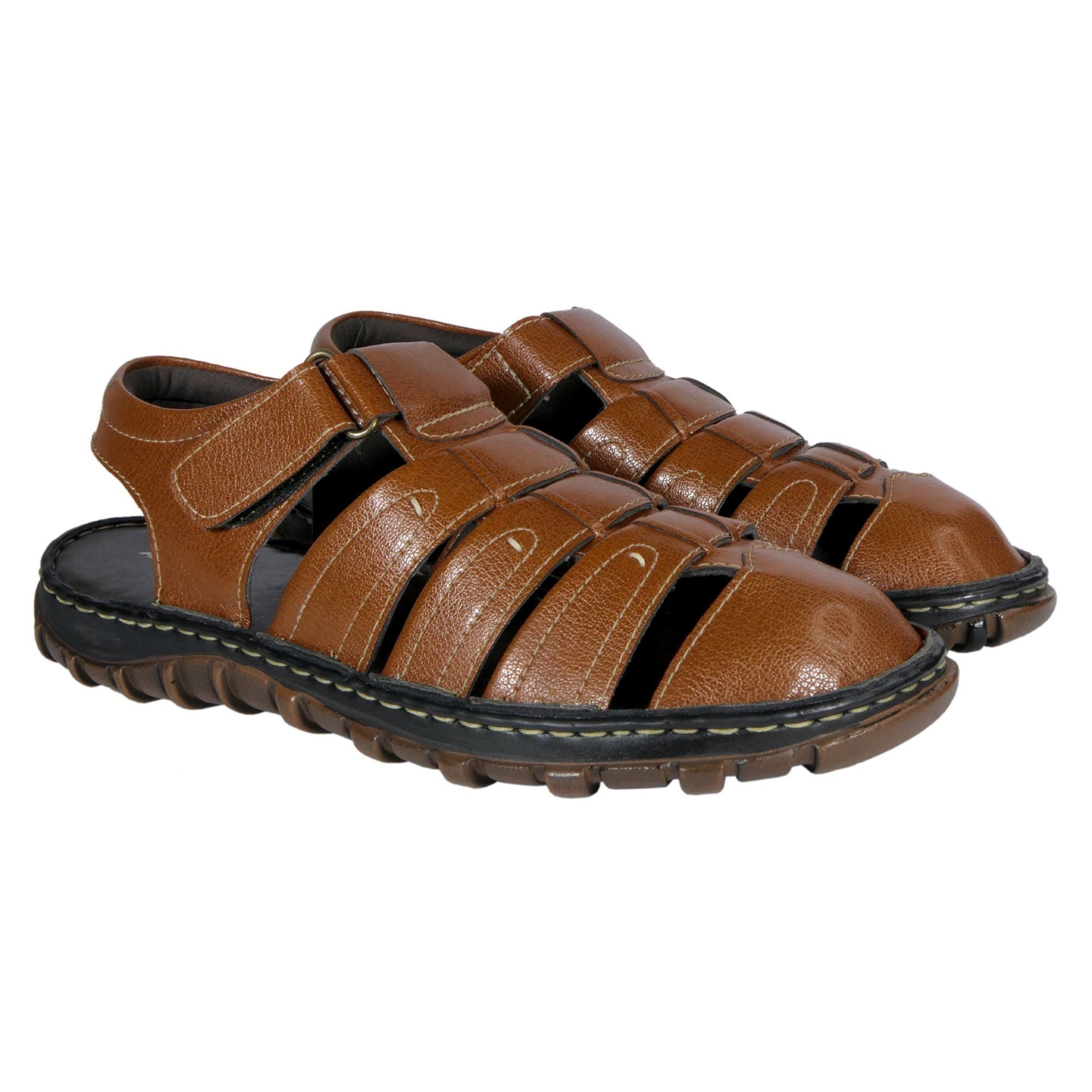 AM PM Men's Daily wear Leather Sandals