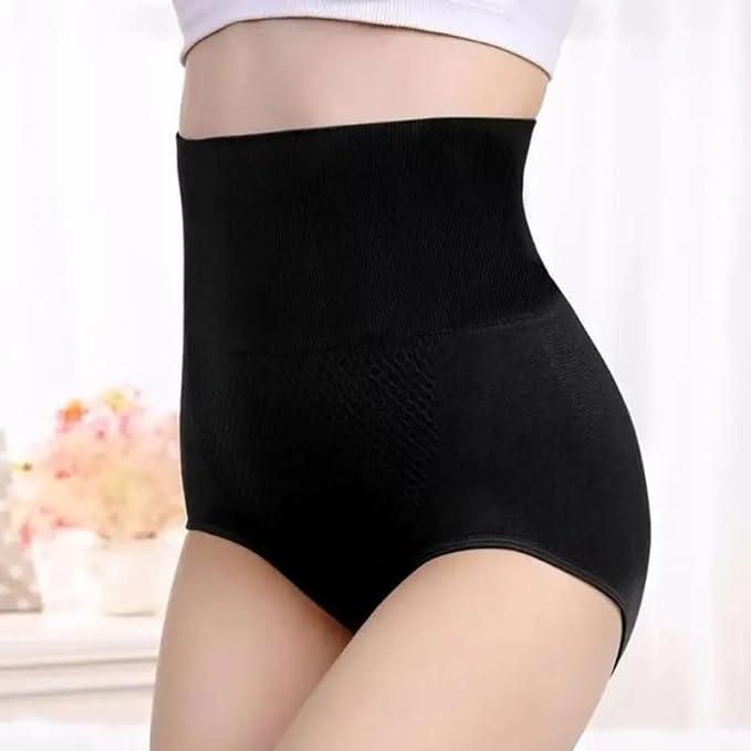 Wellsenn Women's Seamless Spandex High Waist Tummy Control Hipster Panty