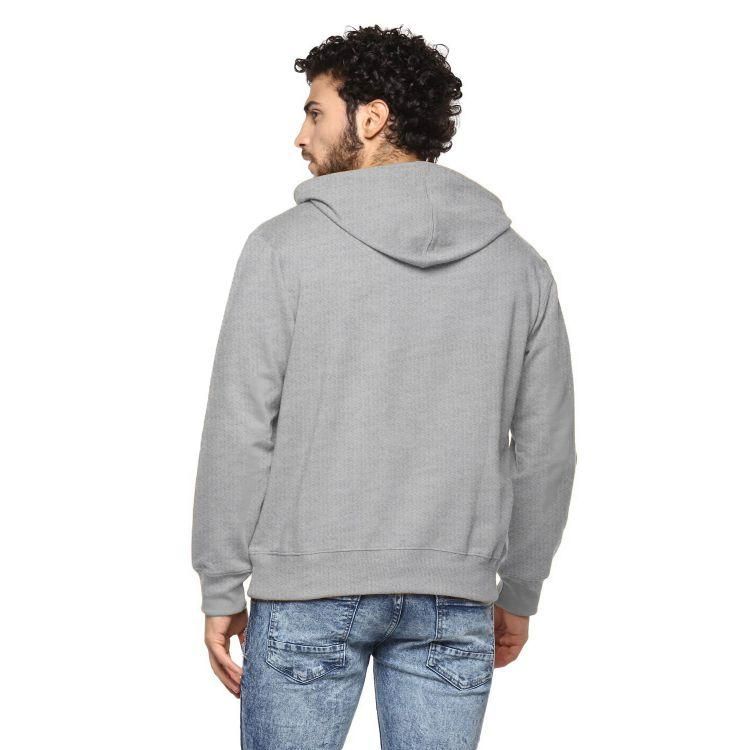 Fleece Solid Full Sleeves Hoodie