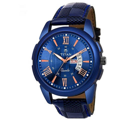 PU Leather Analog Watch