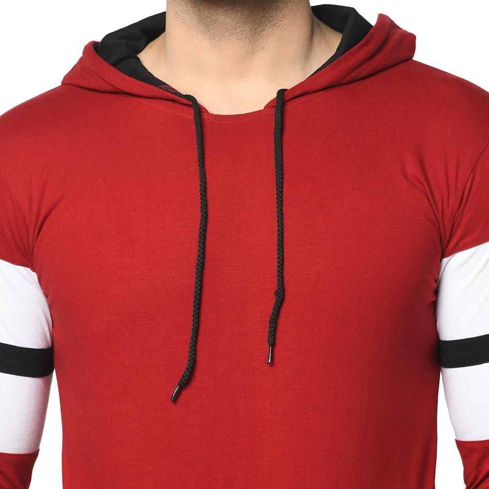 Cotton Solid Full Sleeves Hoodie