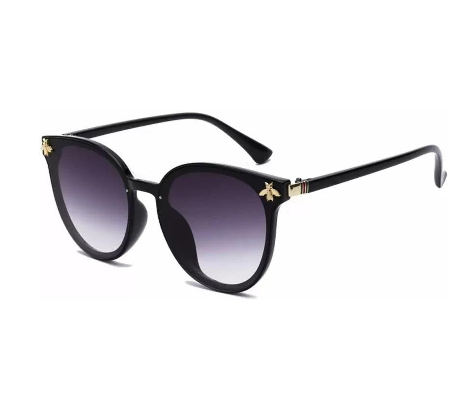 UV-Schutz-Sonnenbrille mit Schmetterlingsmotiv (60) (Für Damen, Violett)