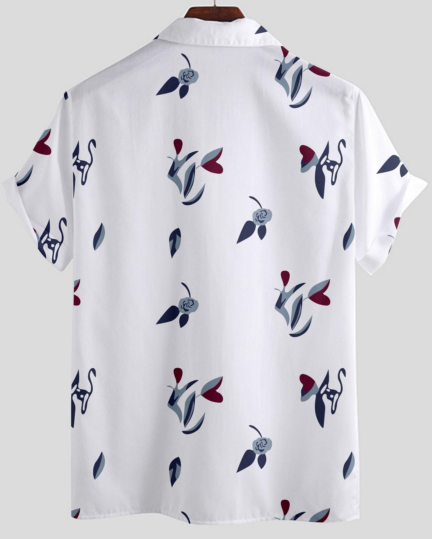 Lycra Printed Men's Shirt