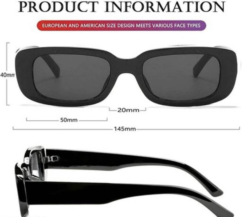 Men's UV Protection Rectangular Sunglasses