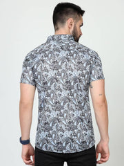 Men's Printed Rayon Half Sleeves Shirt