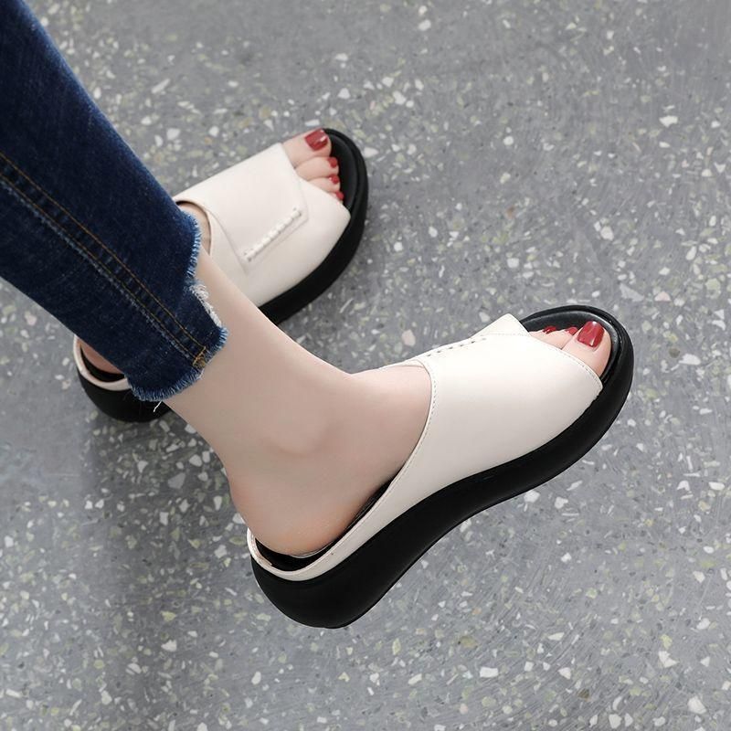 Flat Sandals for Women Fashion Breathable Summer Slip-On