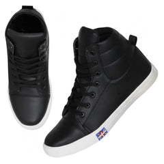 Generic Men Black Color Synthetic Material Casual Sneakers