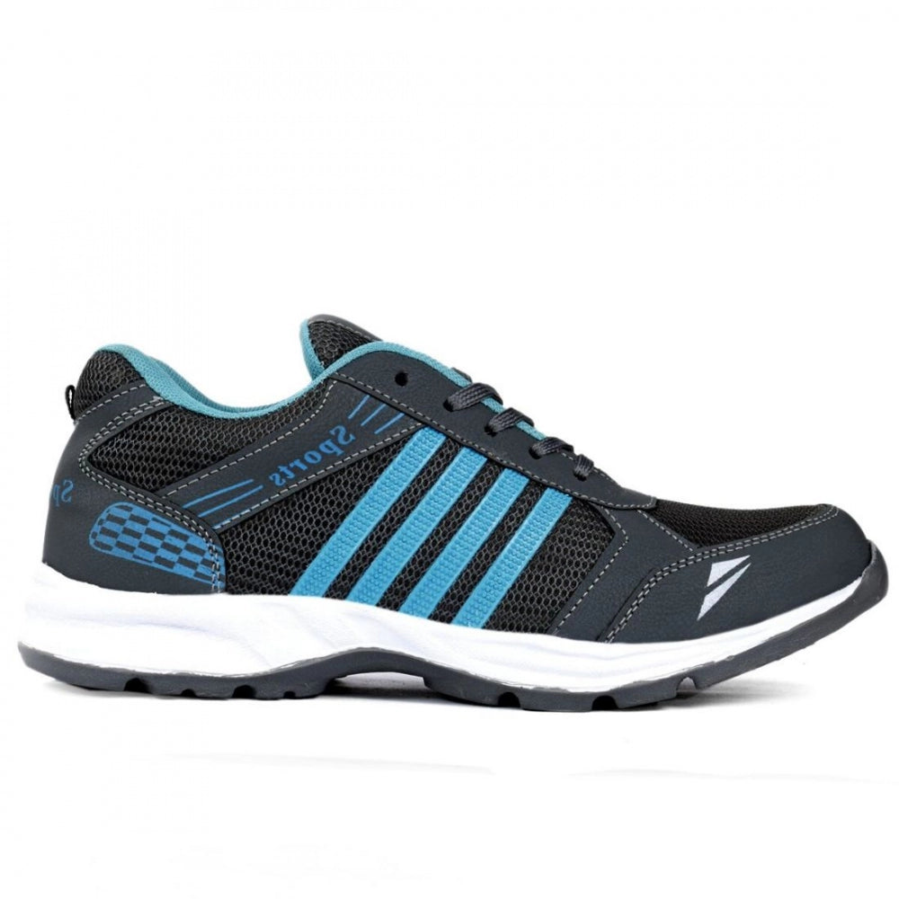 Generic Men Grey,Blue Color Mesh Material Casual Sports Shoes