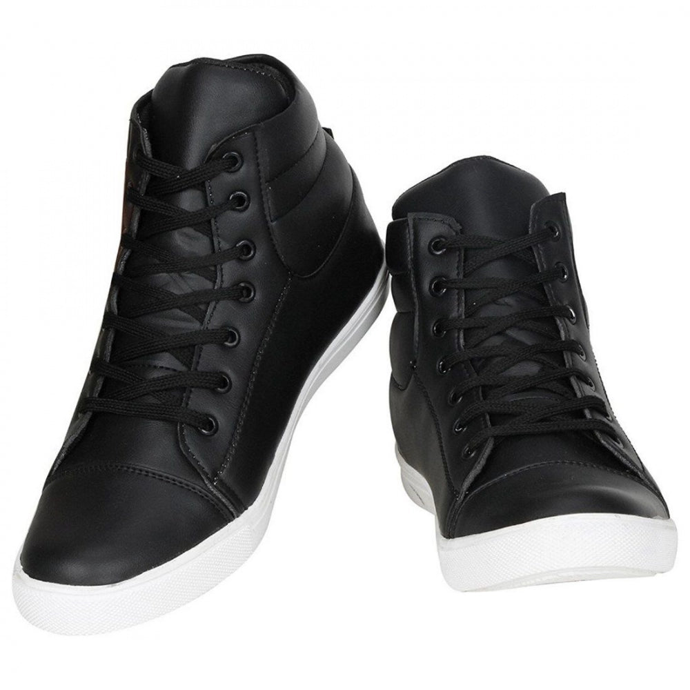 Generic Men Black Color Synthetic Material Casual Sneakers