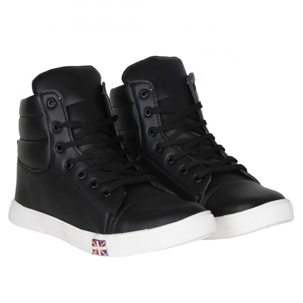 Generic Men Black Color Synthetic Material Casual Sneakers