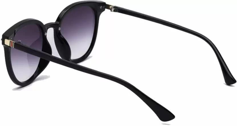 UV-Schutz-Sonnenbrille mit Schmetterlingsmotiv (60) (Für Damen, Violett)