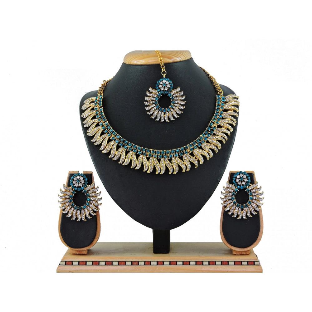 Generic Women's Alloy Necklace set (Turquoise)