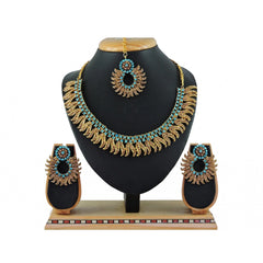 Generic Women's Alloy Necklace set (Turquoise)