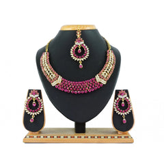 Generic Women's Alloy Necklace set (Rani)