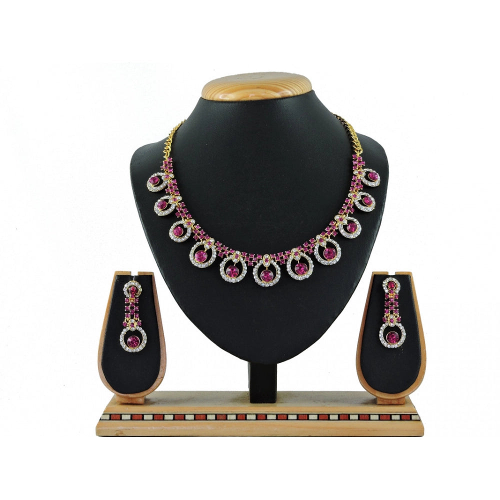 Generic Women's Alloy Necklace set (Rani)