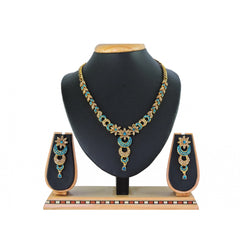 Generic Women's Alloy Necklace set (Turquoise)