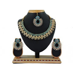 Generic Women's Alloy Necklace set (Turquoise)