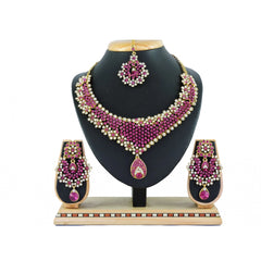 Generic Women's Alloy Necklace set (Rani)