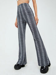 Women's Flat Front Casual Trousers