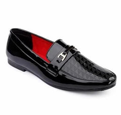 Men's Black Synthetic Loafer for Men's