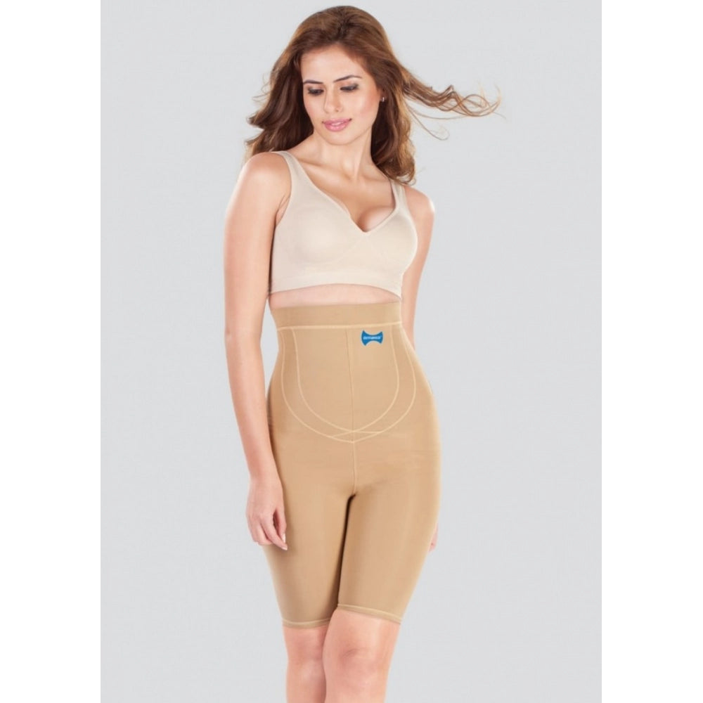 Dermawear Women's Slim And Trim High Waist Shapewear (Model: Slim Trim High Waist, Color:Skin, Material: 4D Stretch)