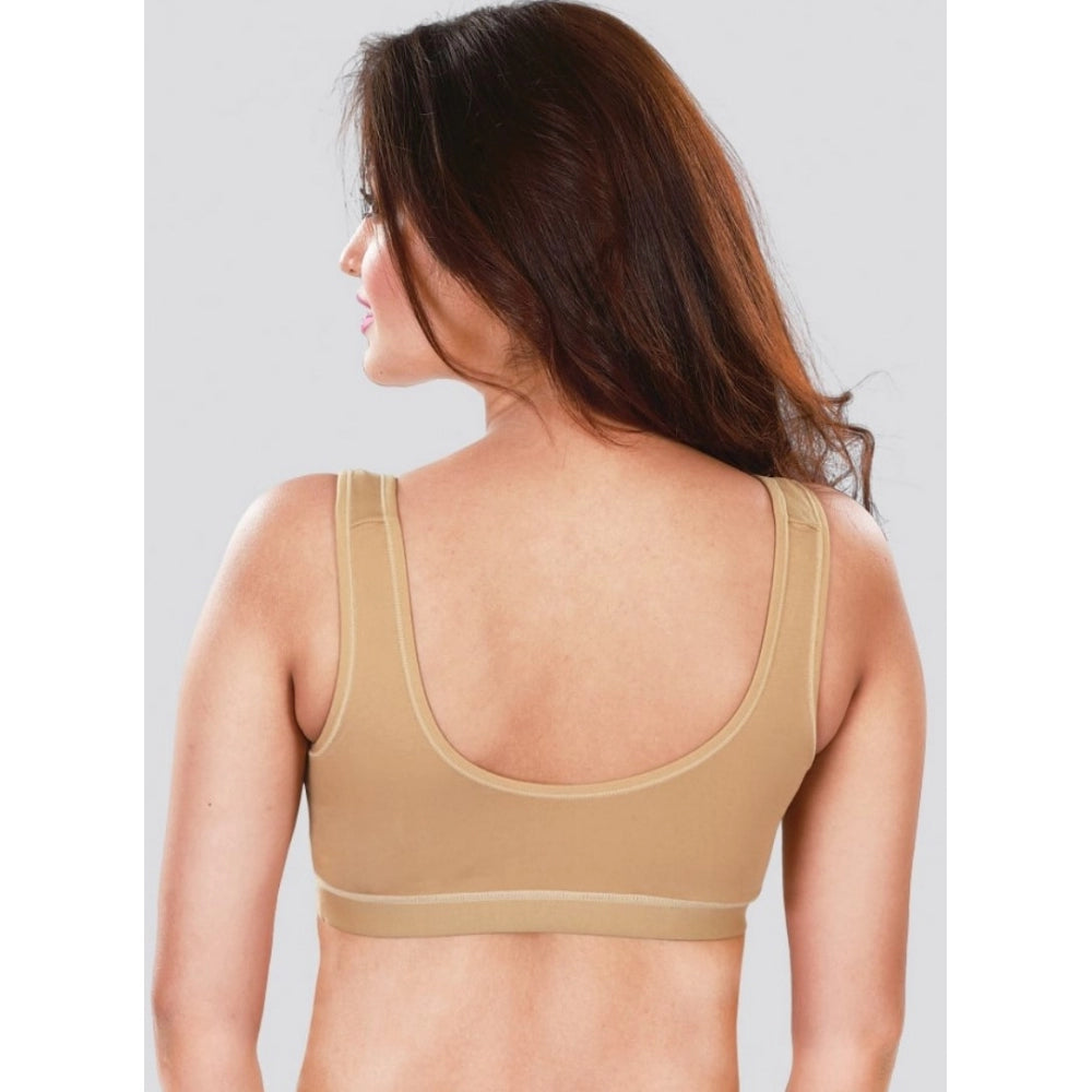 Dermawear Damen-Sport-BH (Modell: SB-1104, Farbe: Haut, Material: 4D-Stretch)