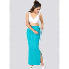 Dermawear Damen-Sari-Shapewear (Modell: SS_406_Saree Shaper, Farbe: Türkisblau, Material: 4D-Stretch)