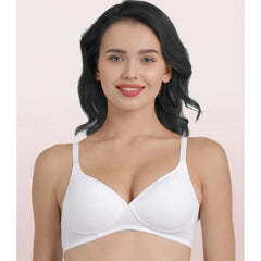 Enamor Women'S Perfect Coverage Supima Cotton T Shirt Brassiere (Model: A039, Color: White, Material: Cotton)