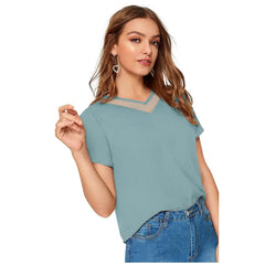 Generisches Damen-T-Shirt aus Polyester im Western-Stil (Pista)