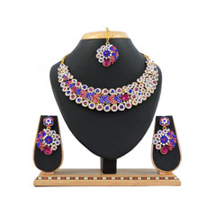 Generic Women's Alloy Necklace set (Multicolor)