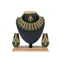 Generic Women's Alloy Necklace set (Green)