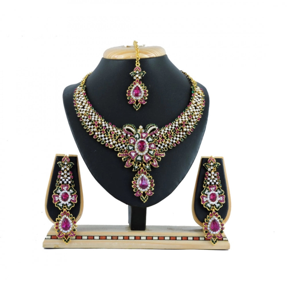 Generic Women's Alloy Necklace set (Multicolor)