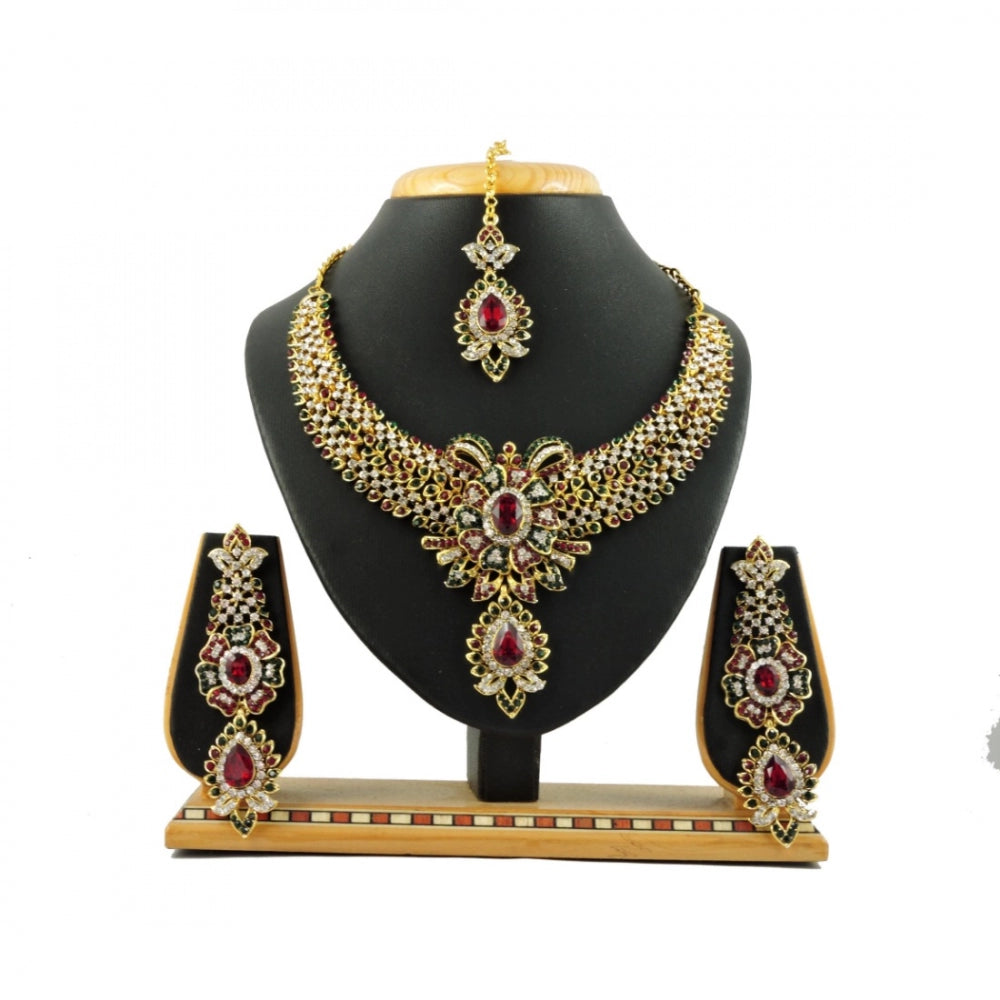 Generic Women's Alloy Necklace set (Multicolor)