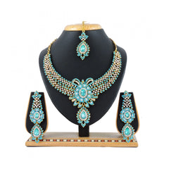 Generic Women's Alloy Necklace set (Turquoise)