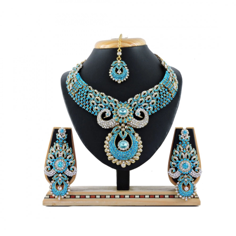 Generic Women's Alloy Necklace set (Turquoise)