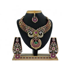 Generic Women's Alloy Necklace set (Multicolor)