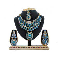 Generic Women's Alloy Necklace set (Turquoise)