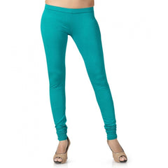 Generische Baumwoll-Leggings für Damen (Farbe: Himmelblau)