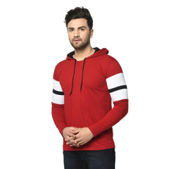 Cotton Solid Full Sleeves Hoodie