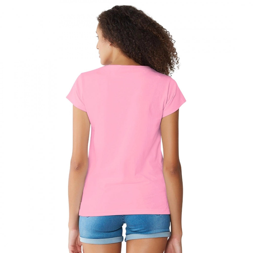 Generisches Western-T-Shirt aus Baumwolle für Damen (Pink)